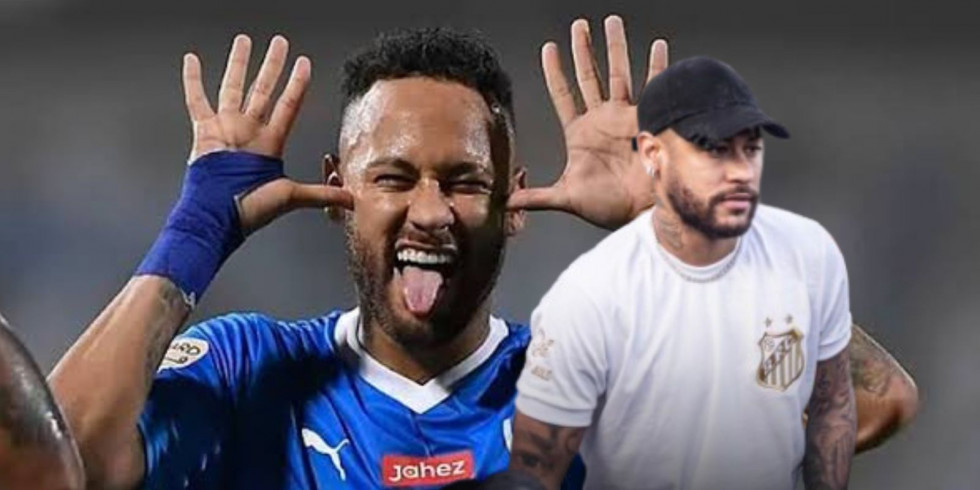 Neymar y lo que le darían en santos